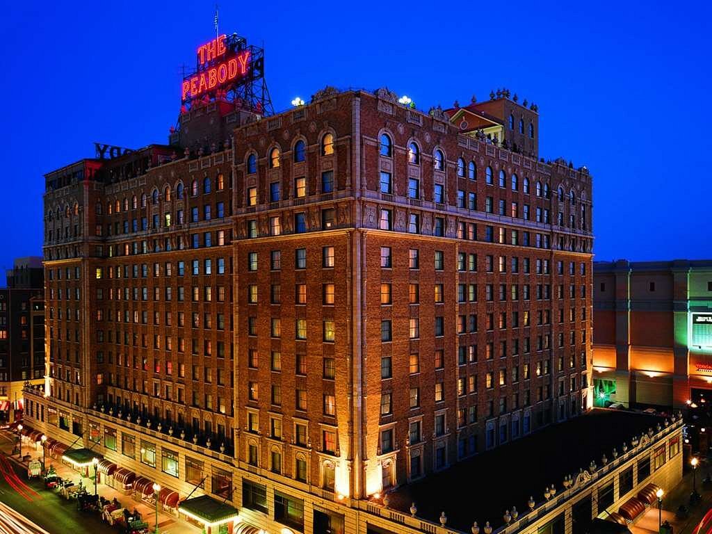 The Haunted Peabody Hotel in Memphis, Tennessee
