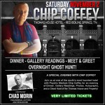 Chip Coffey and Ghost Hunt Weekends appearing at the Thomas House this Halloween: Source[GHW Official]